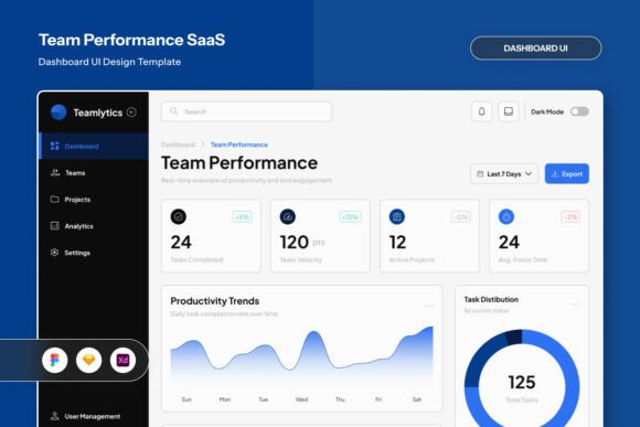 Download Team Analytics &amp; KPI Dashboard UI - Team Collection