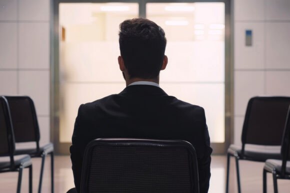 Download Businessman Sitting in Empty Office in C - Businessman Collection
