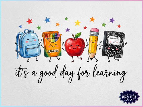 Download It's a Good Day for Learning PNG - Learn Collection