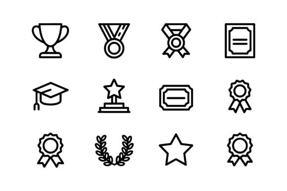 Download Academic &amp; Graduation Icon Set EPS - Graduation Collection