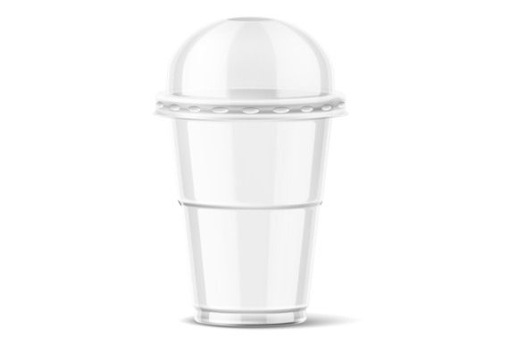 Download Clear Plastic Cup with Dome Lid. Takeawa - Clear Collection