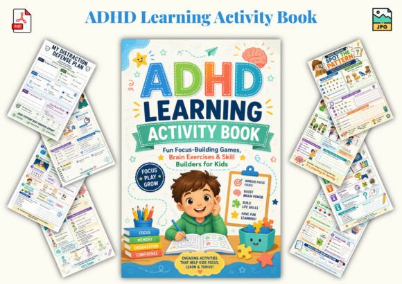 Download ADHD Learning Activity Book - Learn Collection