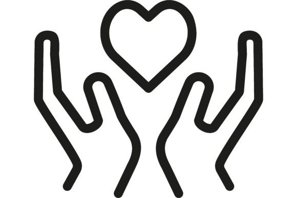 Download Heart Disease Prevention Line Icon. Hand - Prevention Collection